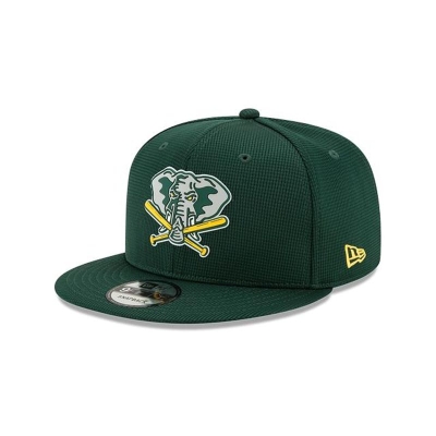 Oakland Athletics Gorra | New Era MLB Clubhouse Collection 9fifty Snapback Cap Mexico - Verdes